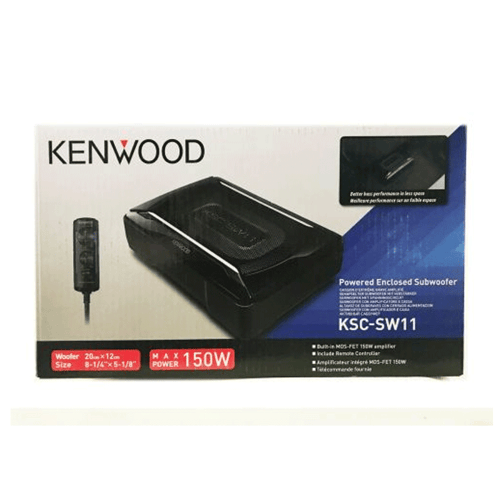 KENWOOD Subwoofer Active Kenwood KSC SW11 8 Inch Max 150W