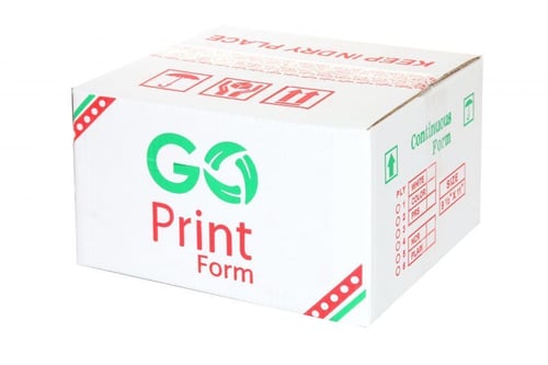 GO PRINT Continuous Form Polos K6 PMK HBP 9.5 x 11 Inch Isi 250 Set
