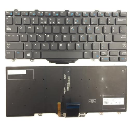 Keyboard DELL Latitude E5250 E5270 E7250 E7270 Black Backlight US.