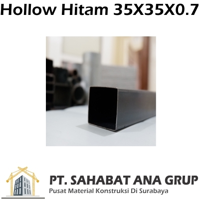 Hollow Hitam 35X35X0.7