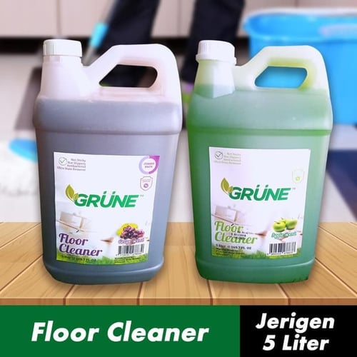 GRUNE - Floor Cleaner / Pembersih Lantai Antibakteri - Jerigen 5 Liter