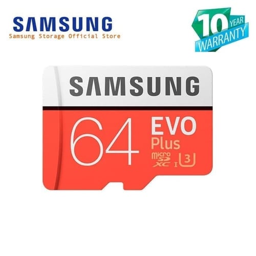 Micro SD Card Samsung MicroSD 64GB Evo Plus 100MB/s