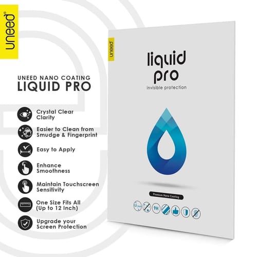 UNEED Liquid Pro Invisible Screen Protector for Gadget Up To 12 Inch