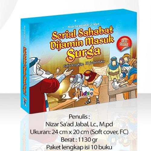 Paket Buku Bacaan Anak  SERIAL SAHABAT DIJAMIN MASUK SURGA VOL. 1  ISI 10 BUKU
