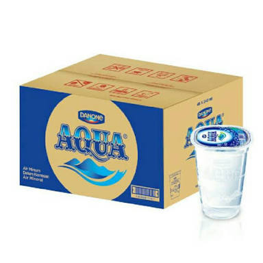 Aqua 220 ml isi 48 cup