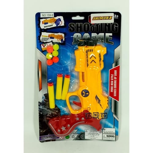 Mainan Anak - Shooting Game Soft Bullet Gun Pistol Kokang