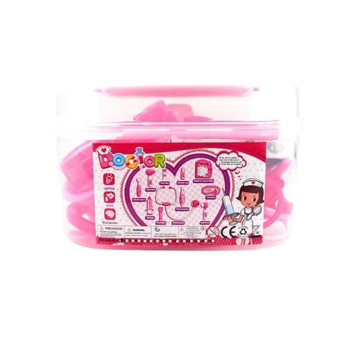 Mainan Anak - Doctor Medical Little Angel Play Set Koper Pink