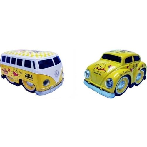 Mainan Anak - Happy Mouse Mobil VW Die Cast Metal Winnie The Pooh