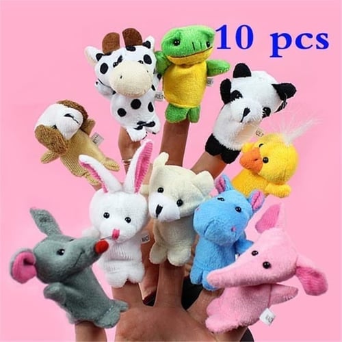 Mainan Anak - Finger Puppet Boneka Jari Dongeng Cerita Hewan Binatang
