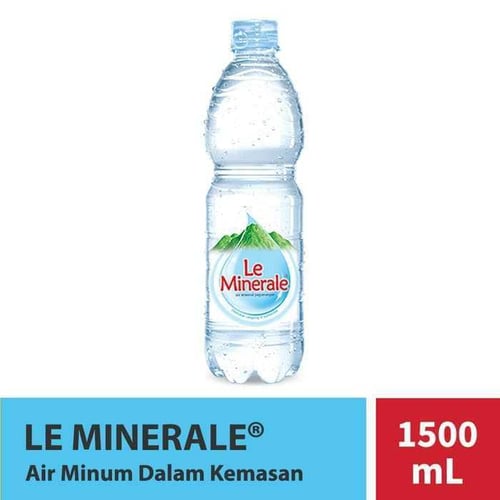 LE MINERAL air mineral botol 1500 ml isi 12 pc