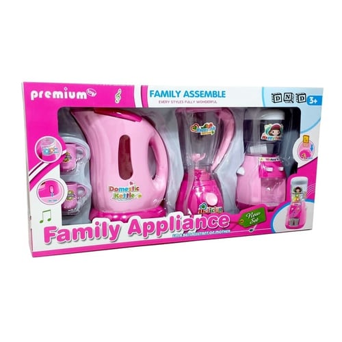 Mainan Anak - Family Appliance House Hold Coffee Maker Blender Kitchen