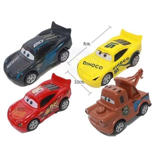 Mainan Anak - Die Cast Mobil Pull Back Cars 3 Set Isi 4 Pcs
