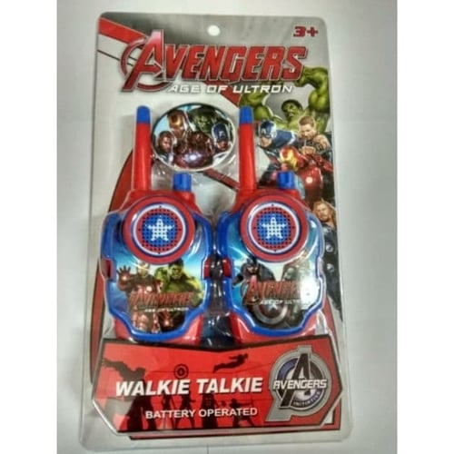 Mainan Anak - Walkie Talkie Hate Avenger Super Hero Merah