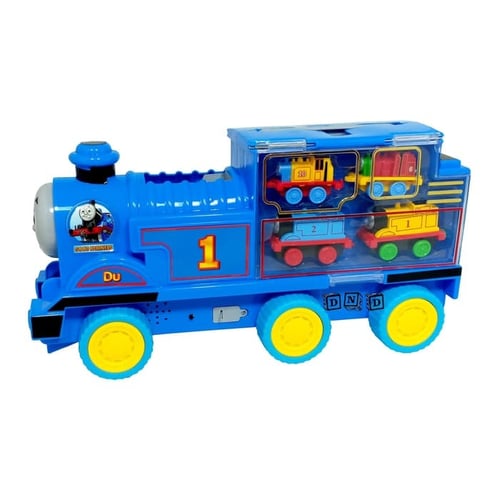 Mainan Anak - Train Music Storage Car Die Cast Kereta Thomas Besar