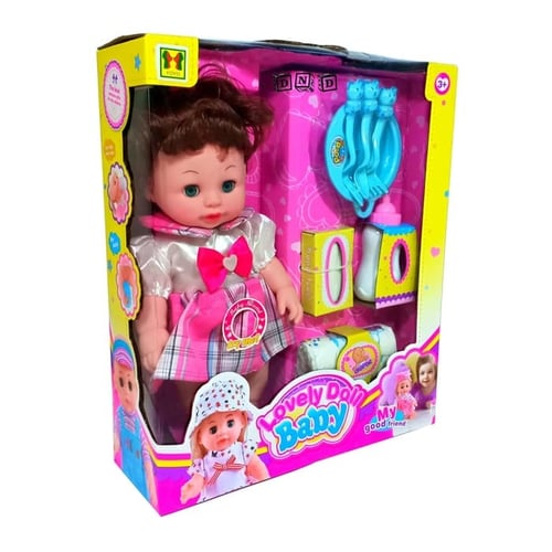 Mainan Anak Perempuan - Lovely Doll Baby Boneka Pipis Bicara