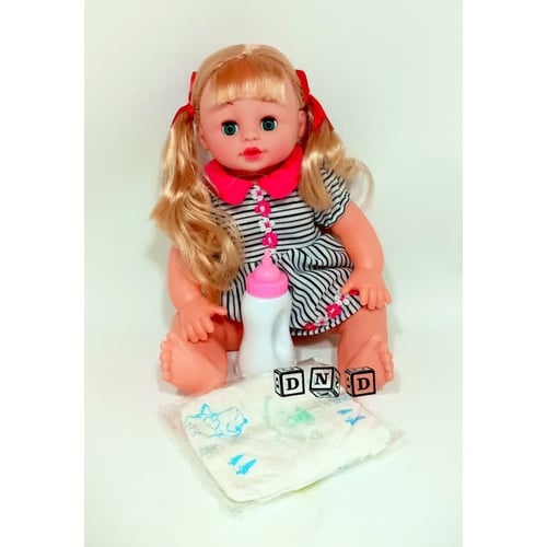 Mainan Anak Perempuan - Boneka Pipis Pee Baby Minum Kencing Bicara