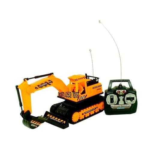 Mainan Anak - Remote Control Truck Super Power RC Excavator Truk Beko