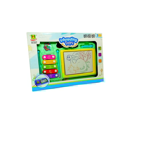 Mainan Anak - Interesting Toys Papan Tulis Magnet Kulintang Drawing