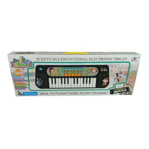 Mainan Anak - 25 Keys Multi Function Electronic Organ Piano Keyboard