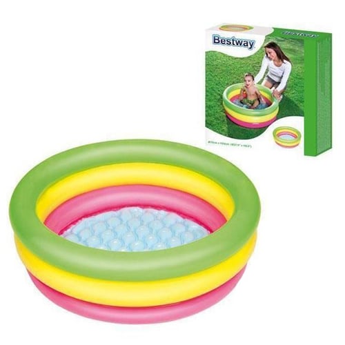 Mainan Anak - Kolam Renang Pelangi Rainbow Swimming Pool 3 Ring 102