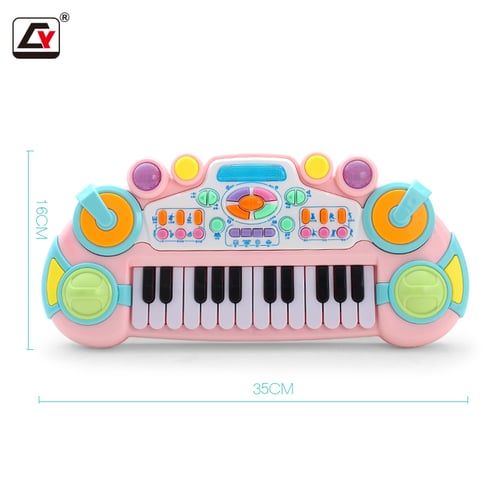 Mainan Anak - 24 Scale Keys Electronic Piano Keyboard Music CY7014B