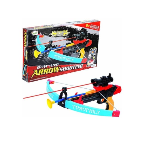 Mainan Anak- Bow And Arrow Shooting Shot Gun Panahan