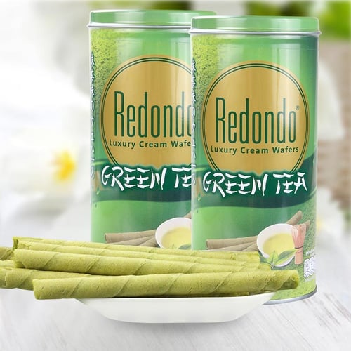 Redondo Luxury Cream Stick Wafer Green Tea 125 Gram