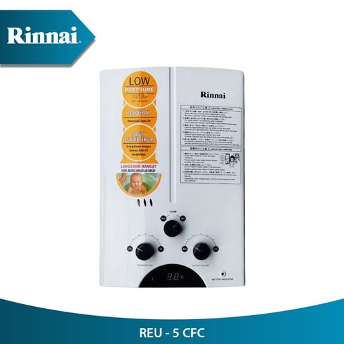 Rinnai REU - 5 CFC Gas Water Heater - Pemanas Air