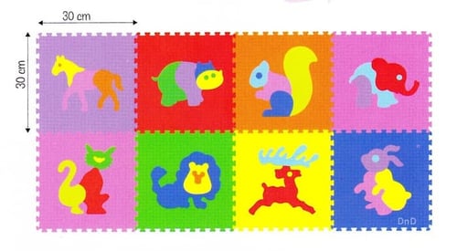 Mainan Anak - Matras Edukasi / Puzzle Evamat / Evamats / Hewan Animal