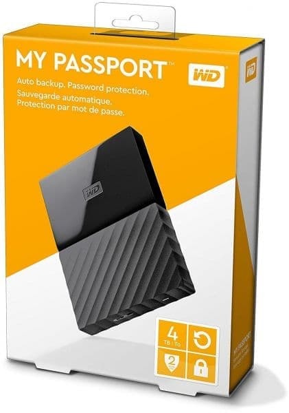 WD My Passport 4TB HDD Hardisk Eksternal WDBYFT0040B