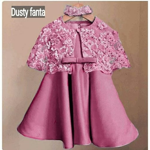 New Arrival Dress Anak Perempuan Baloteli Dusty Pink Dress Kelly Dusty Sl