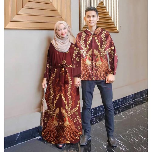 New Arrival Batik Couple Batik Motif Maroon Cp Nazwa Maron Sl