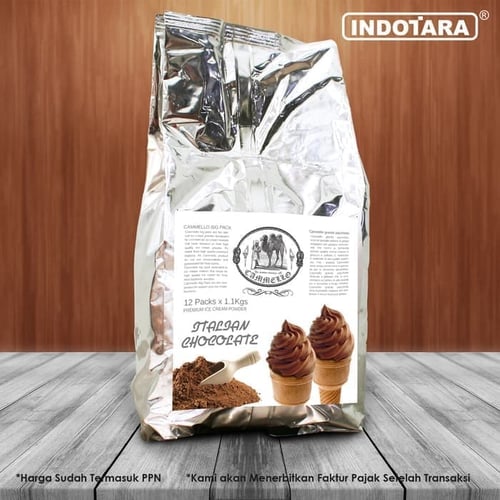 Jual Bubuk Es  Krim  Soft Cammello Italian Coklat 1 1kg 