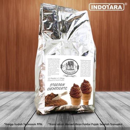 Bubuk Es Krim Soft Cammello - Italian Coklat - 1.1kg Harga Surabaya