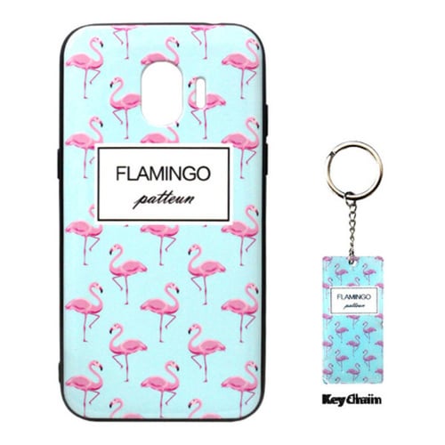Case Flaminggo Hanger Samsung J2 Pro - Case Samsung J2 Pro Motif Flaminggo