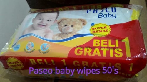 Tissue Paseo Basah - Tissue Baby Wipes - Paseo Basah BUY 1 GET 1 FREE - Bayi