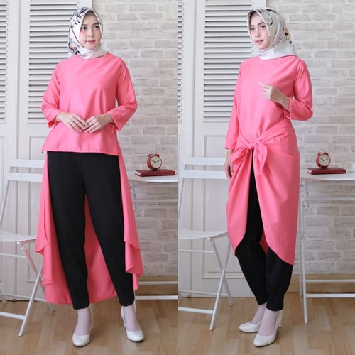 New Arrival Baju Wanita Muslim Baloteli Pink Casual Pink Ni