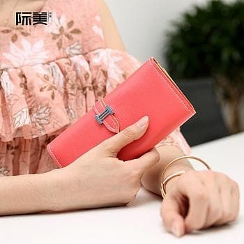 New Arrival Dompet Wanita Kulit Merah Dompet Tiffany Import Multifungsi Fs