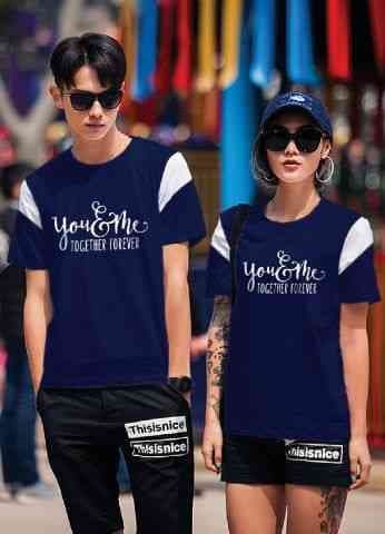 New Arrival Couple Baju Combed Navy Cp Together Navy Combed Lt
