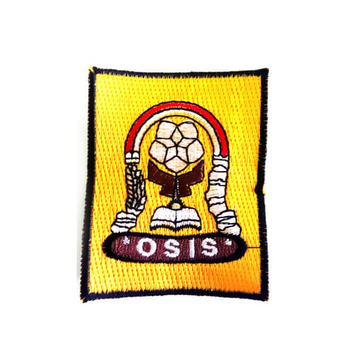 Emblem Badge Logo OSIS SMP Bordir Sekolah - Emblem Patch Logo SMP