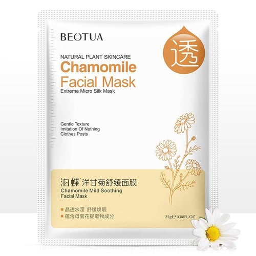 BEOTUA Natural Plant Skincare Chamomile Facial Sheet Mask
