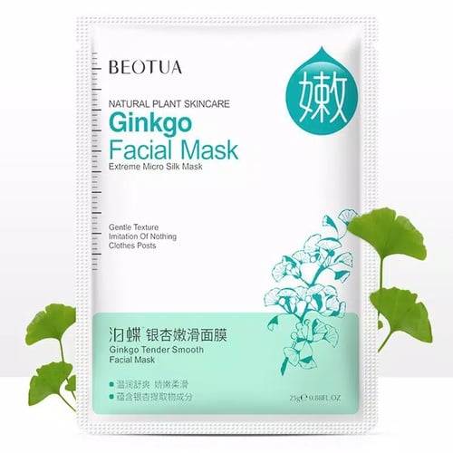 BEOTUA Ginkgo Natural Plant Skincare Facial Sheet Mask