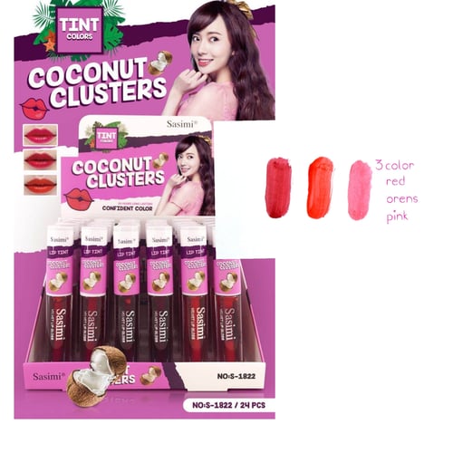 SASIMI Lip Tint Coconut Clusters - Pink