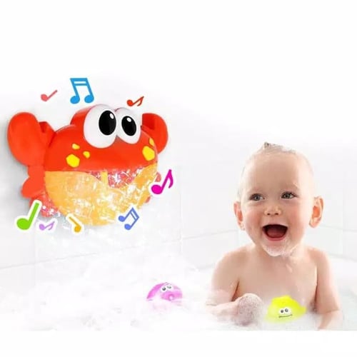 Bubble Crab Kepiting Pembuat Gelembung Sabun Teman Mandi - Baby Bath Toys