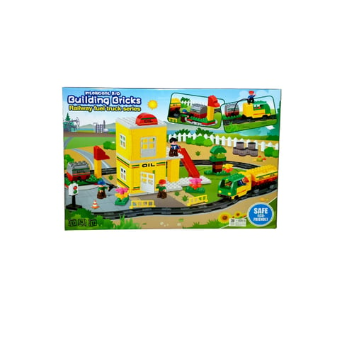 Building Block Railway Fuel Truck Oil Series Lego Duplo - Kids Toys