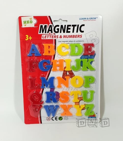 Magnetic Letter Upper Case Alphabet Huruf Besar Magnet - Edu Toys
