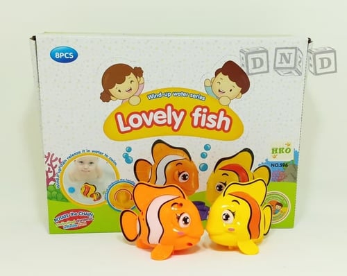 Lovely Ikan Nemo Jalan Walking Clown Fish - Baby Bath Toys