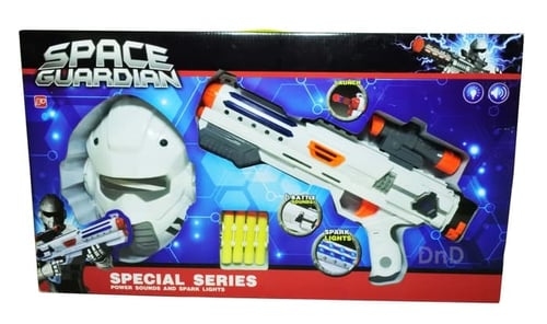 Space Guardian Gun Pistol Star Wars Mask Soft Blaster - Kids Toys