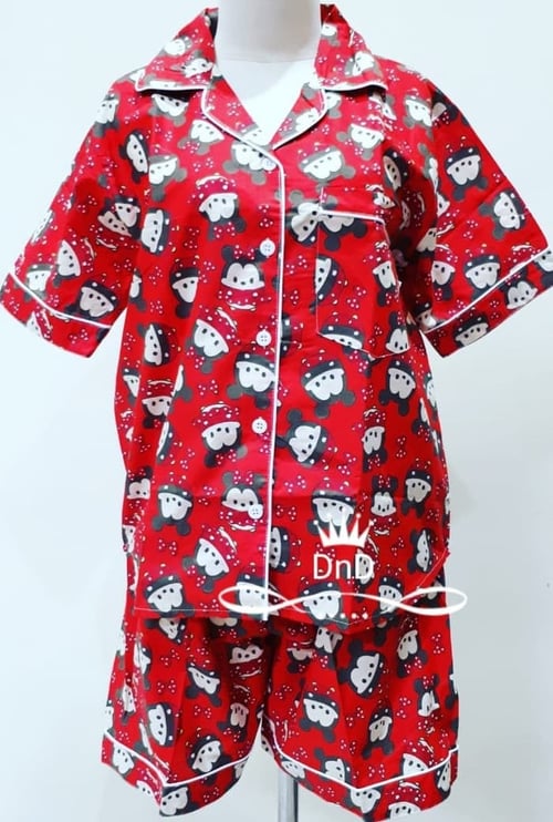 Pajamas Ufufy Disney Piyama Katun - Piyama dewasa