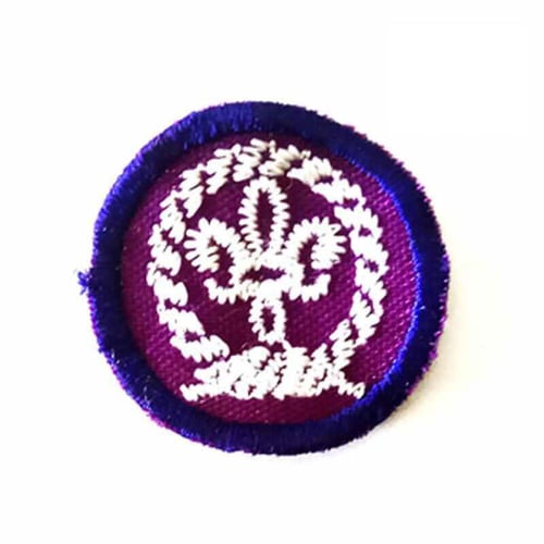 Badge Bordir Logo WOSM Bulat Seragam Pramuka Putri